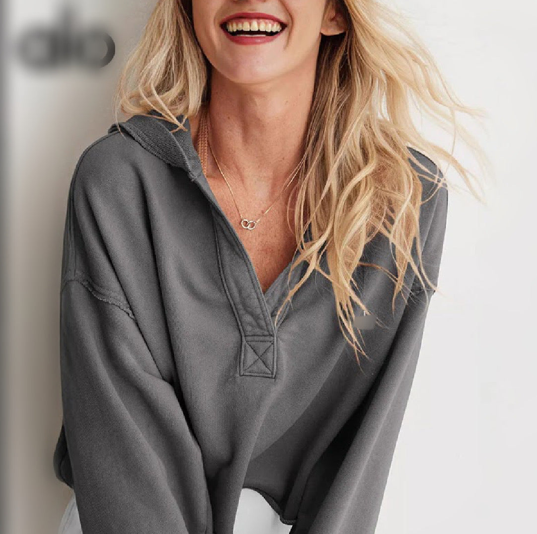Cropped hoodie