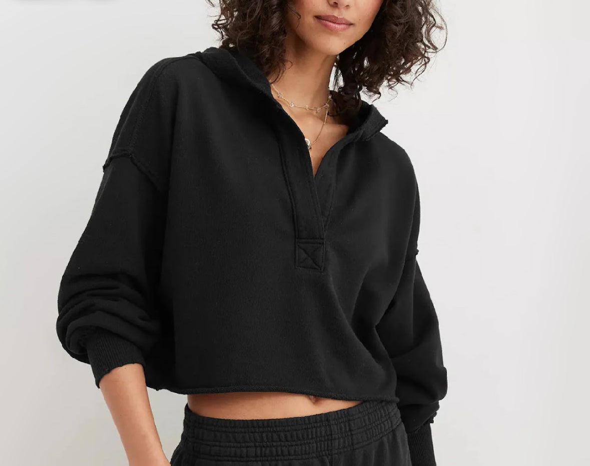 Cropped hoodie