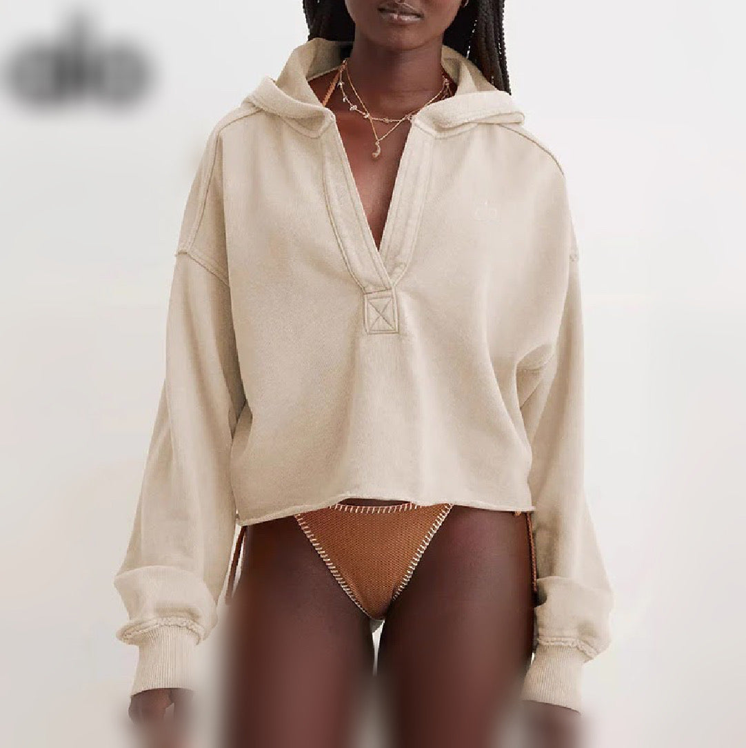 Cropped hoodie