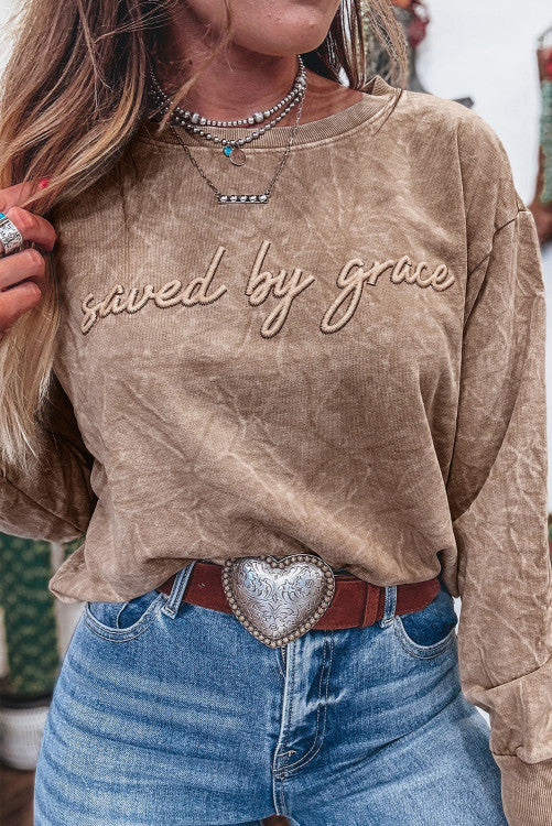 Saved by grace sweater