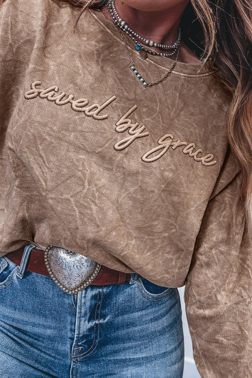 Saved by grace sweater